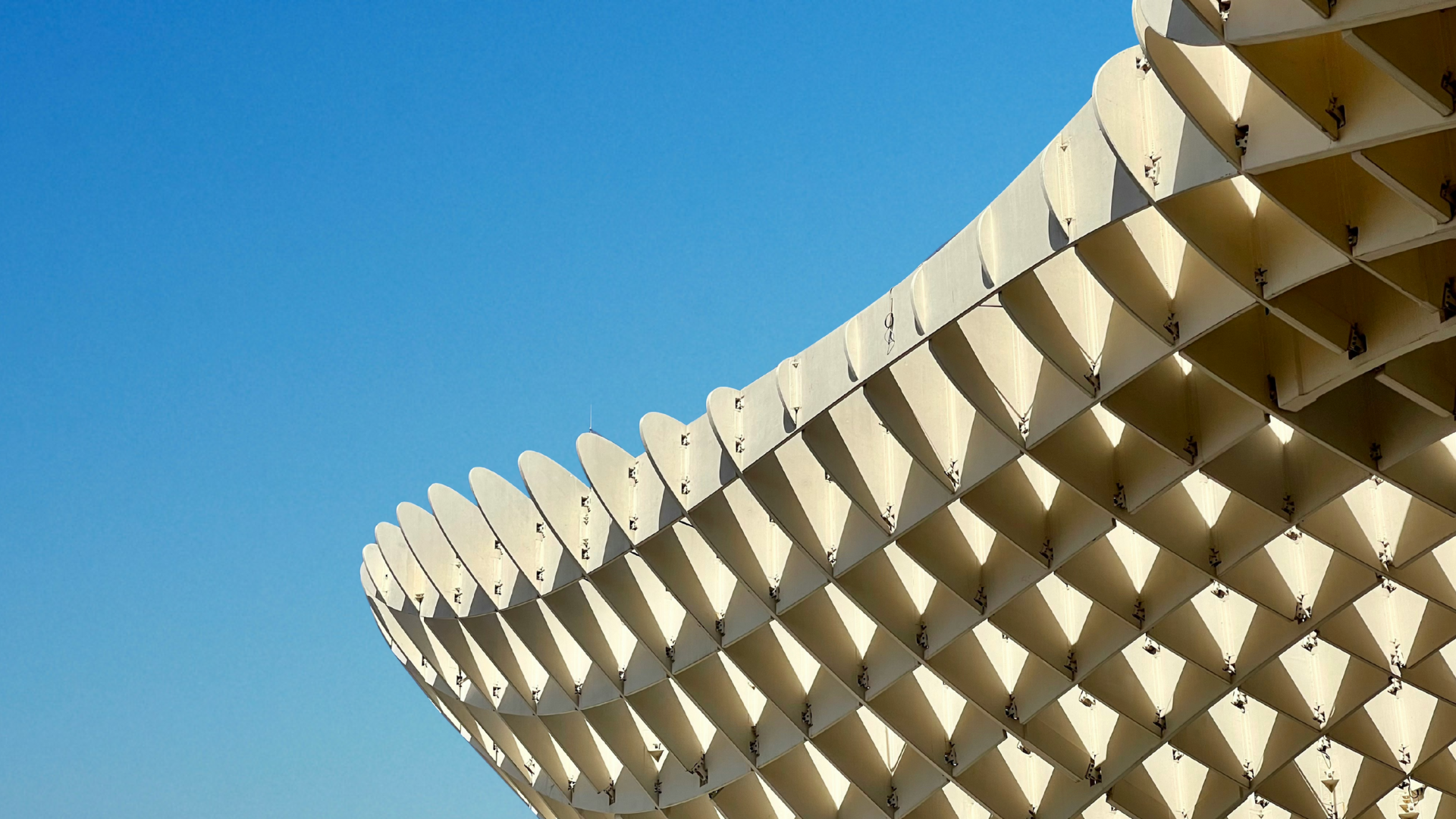 Modern building with detailed and unique architectural design.