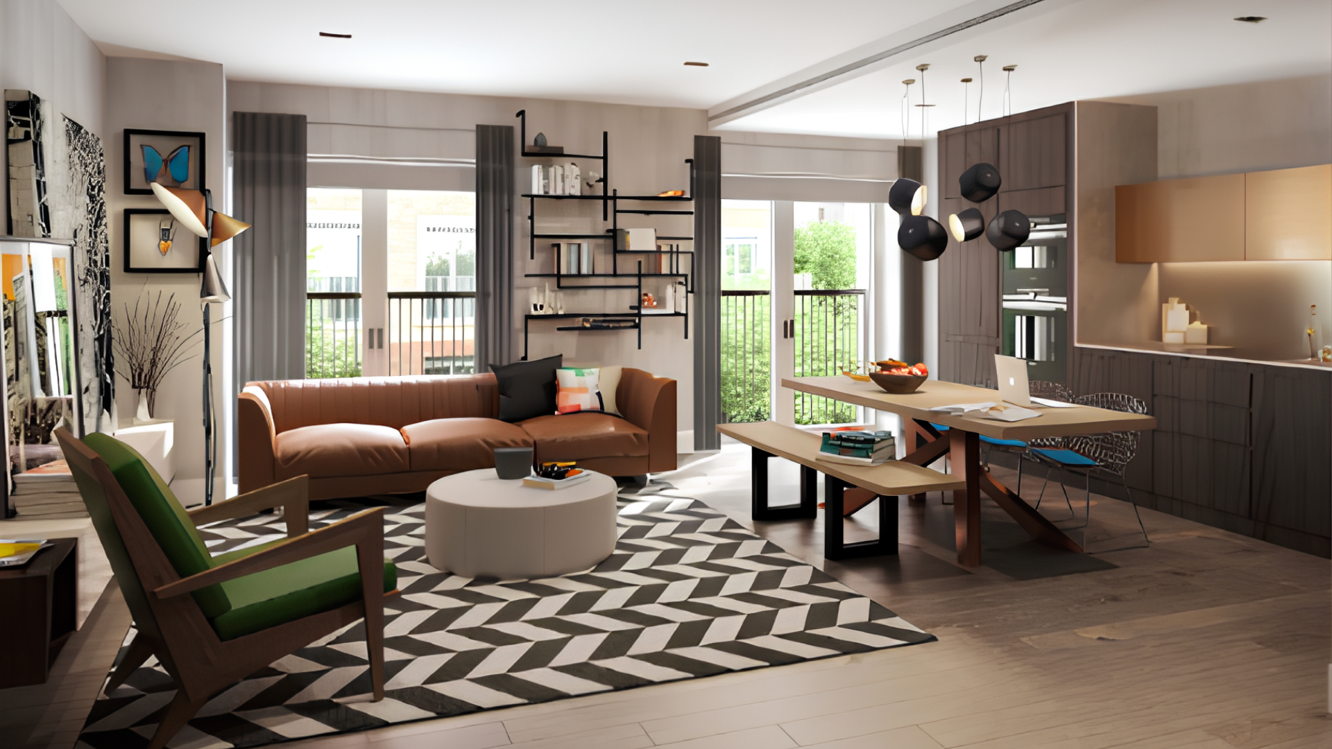 An image showing stunning interior design at Mount Anvil.